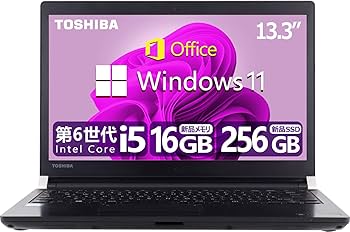 【TOSHIBA】dynabook R73/M Windows 11 中古ノートパソコン 東芝 dynabook R73/M Windows11 Pro Celeron
